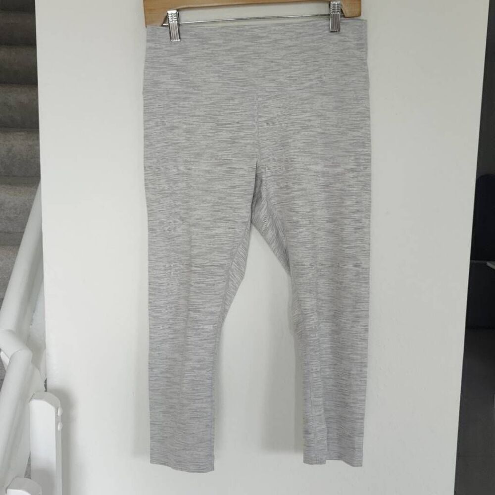 Lululemon Leggings Womens Size 10 Align HR Pants Gray White